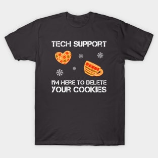 Tech Support Computer Program Funny Christmas T-Shirt